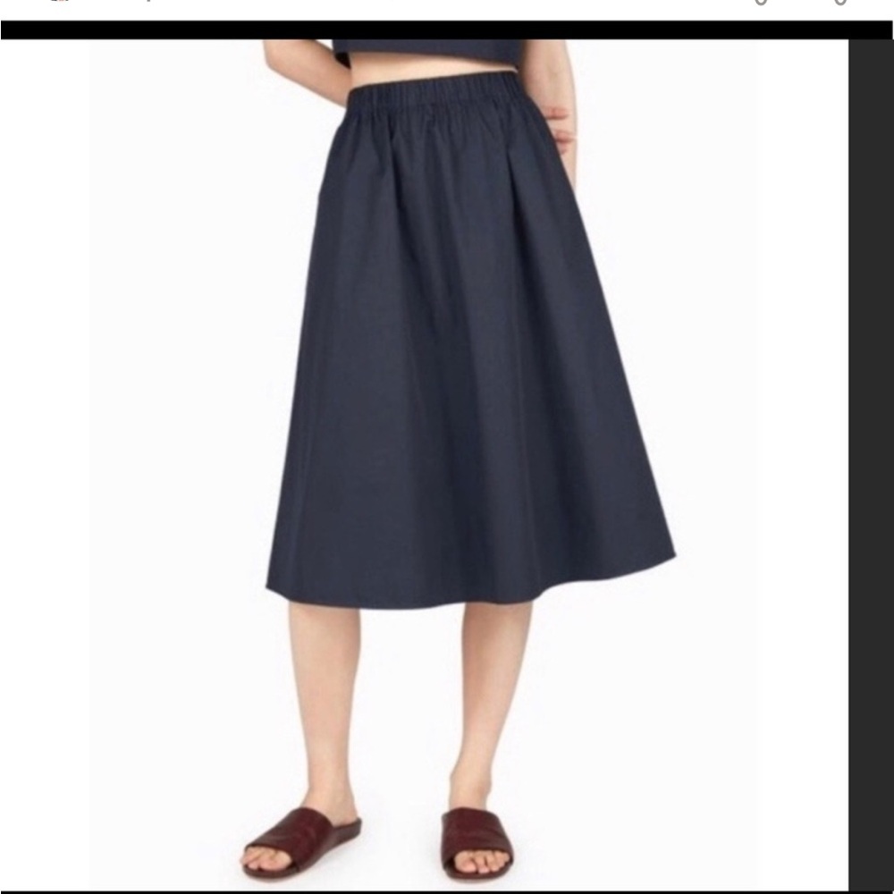 Classic Navy Blue Women's Skirt